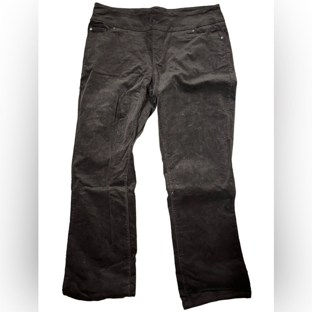 Travelsmith PLUS Dark Brown Corduroy Pants size 18